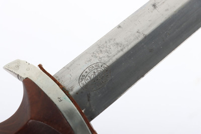 Rare Third Reich SA (Sturmabteilung) Dagger with ‘Christmas’ Pattern Motto to Blade by Carl Eickhorn, Solingen - 13