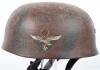 Luftwaffe Camouflaged Paratroopers Steel Helmet - 2