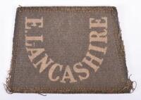 WW1 East Lancashire Regiment Slip-on Shoulder Title