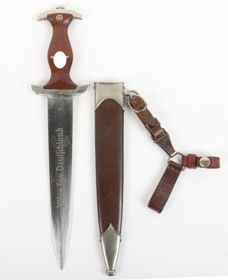 Rare Third Reich SA (Sturmabteilung) Dagger with Full Ernst Röhm Dedication by Carl Eickhorn, Solingen