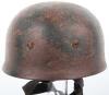 Luftwaffe Camouflaged Paratroopers Steel Helmet - 4