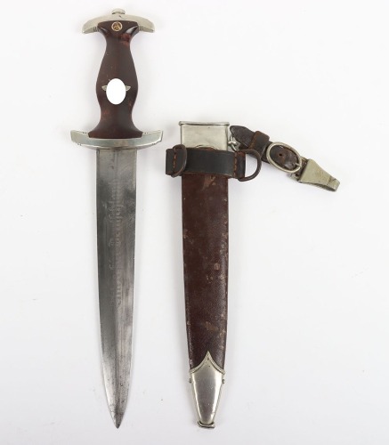 Rare Third Reich SA (Sturmabteilung) Dagger with Full Ernst R&ouml;hm Dedication by C Linder, Solingen Merscheid