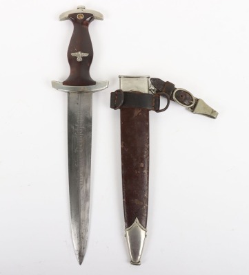 Rare Third Reich SA (Sturmabteilung) Dagger with Full Ernst R&ouml;hm Dedication by C Linder, Solingen Merscheid - 2