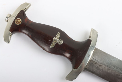 Rare Third Reich SA (Sturmabteilung) Dagger with Full Ernst R&ouml;hm Dedication by C Linder, Solingen Merscheid - 13