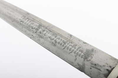 Third Reich SA (Sturmabteilung) Dagger with Shooting Prize Dedication by August Bickel - 10