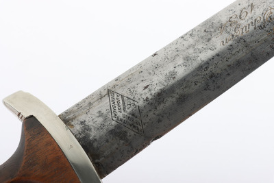 Third Reich SA (Sturmabteilung) Dagger with Shooting Prize Dedication by August Bickel - 11