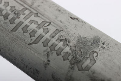 Third Reich SA (Sturmabteilung) Dagger with Shooting Prize Dedication by August Bickel - 22