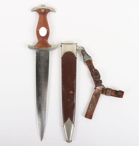 Third Reich SA (Sturmabteilung) Dagger by EP&S, Solingen with Dedication to the Blade