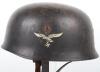 Luftwaffe Double Decal Paratroopers Steel Helmet - 2