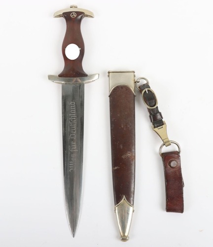 Third Reich SA (Sturmabteilung) Dagger with Name of Original Owner Etched to Blade, by Ed Wusthof, Solingen