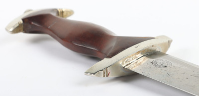 Third Reich SA (Sturmabteilung) Dagger with Name of Original Owner Etched to Blade, by Ed Wusthof, Solingen - 17