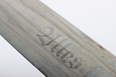 Third Reich SA (Sturmabteilung) Dagger with Name of Original Owner Etched to Blade, by Ed Wusthof, Solingen - 33