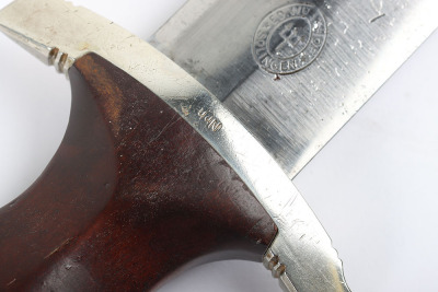 Third Reich SA (Sturmabteilung) Dagger with Name of Original Owner Etched to Blade, by Ed Wusthof, Solingen - 35