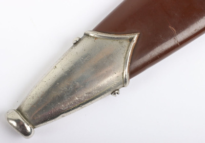 Third Reich SA (Sturmabteilung) Dagger by Carl Eickhorn, Solingen with Gilded Motto and Makers Trademark - 7