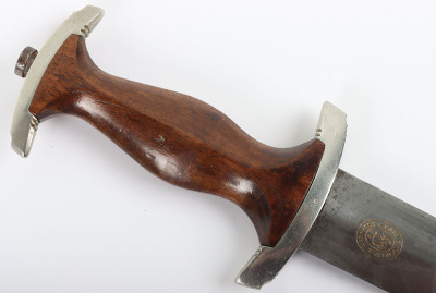Third Reich SA (Sturmabteilung) Dagger by Carl Eickhorn, Solingen with Gilded Motto and Makers Trademark - 8