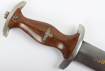 Third Reich SA (Sturmabteilung) Dagger by Carl Eickhorn, Solingen with Gilded Motto and Makers Trademark - 9