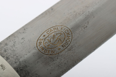 Third Reich SA (Sturmabteilung) Dagger by Carl Eickhorn, Solingen with Gilded Motto and Makers Trademark - 21