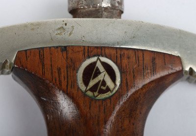 Third Reich SA (Sturmabteilung) Dagger by Carl Eickhorn, Solingen with Gilded Motto and Makers Trademark - 30