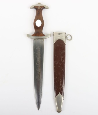 Third Reich Erased Rohm Inscription SA (Sturmabteilung) Dagger by EP&S with Replaced Dedication to Reverse