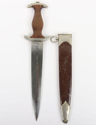 Third Reich Erased Rohm Inscription SA (Sturmabteilung) Dagger by EP&S with Replaced Dedication to Reverse - 3