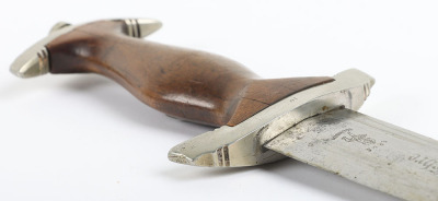 Third Reich Erased Rohm Inscription SA (Sturmabteilung) Dagger by EP&S with Replaced Dedication to Reverse - 13
