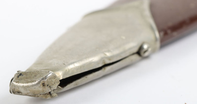Third Reich Erased Rohm Inscription SA (Sturmabteilung) Dagger by EP&S with Replaced Dedication to Reverse - 22