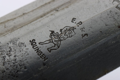 Third Reich Erased Rohm Inscription SA (Sturmabteilung) Dagger by EP&S with Replaced Dedication to Reverse - 23