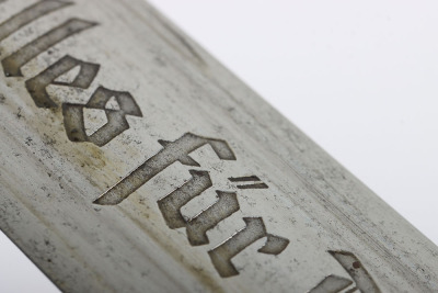 Third Reich Erased Rohm Inscription SA (Sturmabteilung) Dagger by EP&S with Replaced Dedication to Reverse - 29