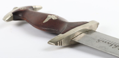 Third Reich SA (Sturmabteilung) Dress Dagger with 1936 Sports Day Dedication for SA-Standarte 187, by August Merten, Solingen - 10