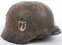 Waffen-SS M-40 Double Decal Steel Helmet