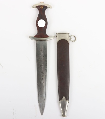Third Reich SA (Sturmabteilung) Dress Dagger by Very Rare Maker Heinrich Krom, M&uuml;nchen