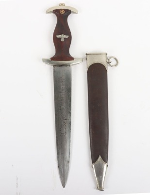 Third Reich SA (Sturmabteilung) Dress Dagger by Very Rare Maker Heinrich Krom, M&uuml;nchen - 2