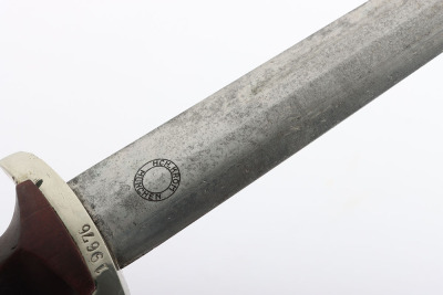 Third Reich SA (Sturmabteilung) Dress Dagger by Very Rare Maker Heinrich Krom, M&uuml;nchen - 11