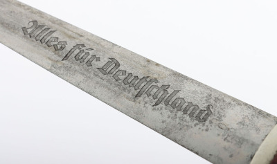 Third Reich SA (Sturmabteilung) Dress Dagger by Very Rare Maker Heinrich Krom, M&uuml;nchen - 14