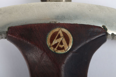 Third Reich SA (Sturmabteilung) Dress Dagger by Very Rare Maker Heinrich Krom, M&uuml;nchen - 16