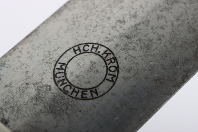 Third Reich SA (Sturmabteilung) Dress Dagger by Very Rare Maker Heinrich Krom, M&uuml;nchen - 20