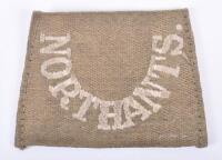 WW1 Northamptonshire Regiment Slip-on Shoulder Title