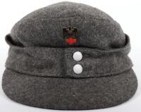 Third Reich Deutsche Rotes Kreuz (D.R.K) Enlisted Ranks M-43 Field Cap