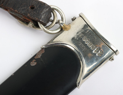 Rare Unit Marked 1st Pattern SA (Sturmabteilung) Marine Dagger by Malsch & Ambronn, Steinbach - 8