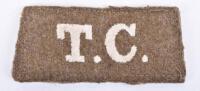 WW1 Tank Corps Slip-on Shoulder Title