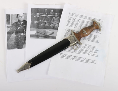 Third Reich NSKK Dress Dagger Attributed to SS-Obergruppenführer Hermann Höfle, Who Played a Vital Role in Suppressing the Slovak National Uprising, Later Being Trialled and Sentenced to Death for War Crimes - 33