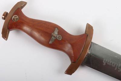 Rare Third Reich NSKK Marine Dress Dagger by Albert Dorschel, Solingen - 9