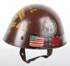 WW2 American War Art Czechoslovakian Vz-32 Steel Helmet - 2