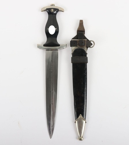 Rare Third Reich SS (Schutzstaffel) Dress Dagger with Full Ernst Röhm Dedication by Rich Abr Herder, Solingen