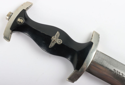 Rare Third Reich SS (Schutzstaffel) Dress Dagger with Full Ernst Röhm Dedication by Rich Abr Herder, Solingen - 9