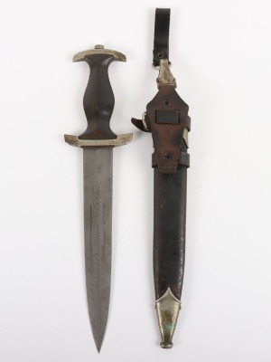 Rare Third Reich SS (Schutzstaffel) Dress Dagger with Full Ernst Röhm Dedication on Artificial Damascus Honour Blade - 3