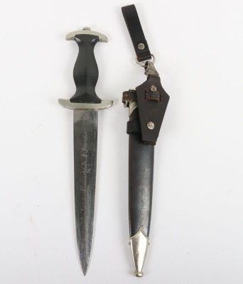 Rare Third Reich SS (Schutzstaffel) Heinrich Himmler Dedication Dress Dagger by Carl Eickhorn, Solingen - 3