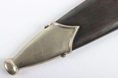 Third Reich SS (Schutzstaffel) Dress Dagger by Gottleib Hammesfahr, Solingen Foche with Dedication to Blade - 5