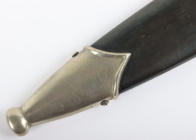 Third Reich SS (Schutzstaffel) Dress Dagger by Gottleib Hammesfahr, Solingen Foche with Dedication to Blade - 7