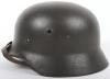 Waffen-SS Single Decal Steel Combat Helmet - 5